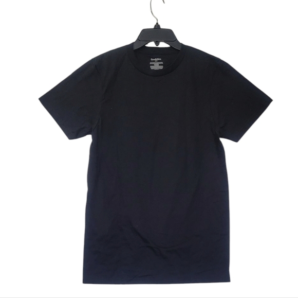 Goodfellow & Co. Mens Standard Fit Short Sleeve Crew Neck T-shirt, Black - Picture 3 of 3
